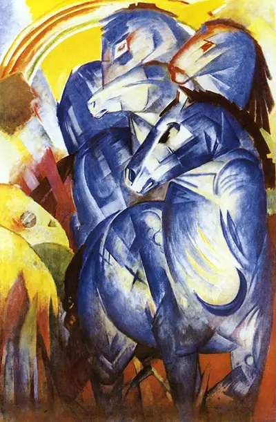 Tower of Blue Horses Franz Marc